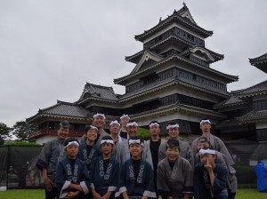 国宝松本城太鼓まつり本丸ステージ